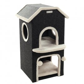 Flamingo Nordic Villa будиночок для кішок, чорно-білий