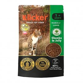 Klicker Lamb Chanks in Jelly вологий корм для котів ЯГНЯ у желе