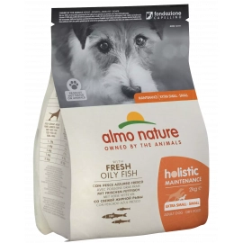 Almo Nature Holistic MAINTENANCE EXTRA SMALL-SMALL ADULT DOG WITH FRESH OIL FISH сухой корм для взрослых собак мини и малых пород РЫБА