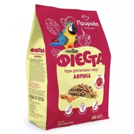 Фиеста Африка - Корм для жако, амазонок, какаду и других крупных попугаев, 600 г