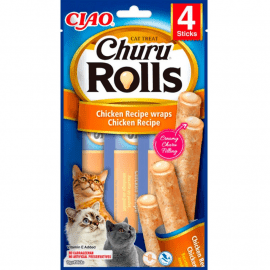 Inaba Cat Churu Rolls Chicken ласощі для котів роли КУРКА