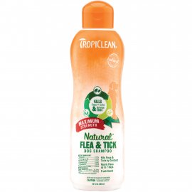 Tropiclean FLEA & TICK MAXIMUM STRENGTH шампунь від бліх та кліщів для собак МАКСИМАЛЬНА СИЛА