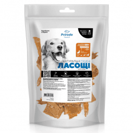 Природа сушеное лакомство для собак ВЫМЯ ГОВЯЖЬЕ