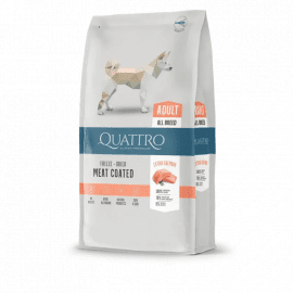 Quattro Adult All Breed Extra Salmon сухий корм для собак всіх порід ЛОСОСЬ