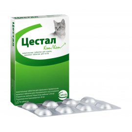 Ceva ЦЕСТАЛ КЕТ антигельмінтик для котів зі смаком печінки