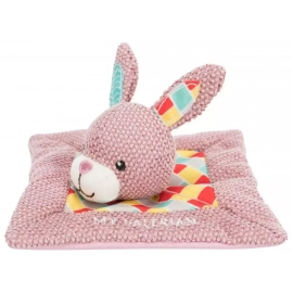 Trixie JUNIOR SNUGGLER игрушка для котят с наполнением Мататаби, КРОЛИК (45651)
