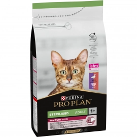 Purina Pro Plan (Пурина Про План) Adult Sterilised Savoury Duo Duck & Liver сухой корм для стерилизованных кошек УТКА И ПЕЧЕНЬ