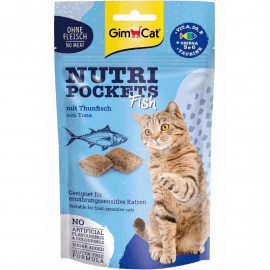 Gimcat NUTRI POCKETS FISH TUNA ласощі для котів ТУНЕЦЬ