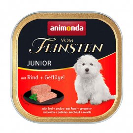 Animonda (Анімонда) Vom Feinsten Junior mit Ring+geflügel - консерви для цуценят з яловичини та домашніх птахів Animonda (Анімонда) Vom Feinsten Junior mit Ring+geflügel - консерви для цуценят з яловичини та домашніх птахів