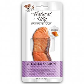 Natural Kitty Steamed Salmon лакомство для кошек и собак КУСОЧКИ ЛОСОСЯ НА ПАРУ