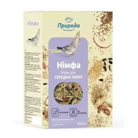 Природа Нимфа - Корм для средних попугаев, 500 г