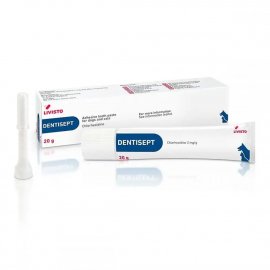 Livisto Dentisept адгезивна зубна паста з хлоргексидином для собак та котів Livisto Dentisept адгезивна зубна паста з хлоргексидином для собак та котів