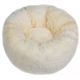 Red Point DONUT лежак со съемной подушкой для собак и кошек ПОНЧИК, персиковый