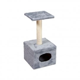 Природа Д1 кігтеточка-будиночок для кота, сірий