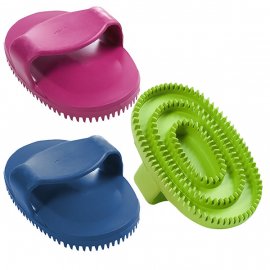 Flamingo OVAL BRUSH SUMMER масажна щітка для собак, гума