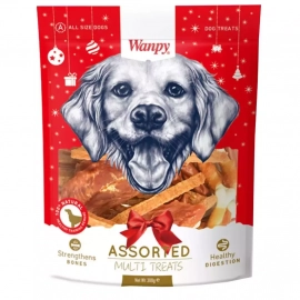 Wanpy (Ванпі) Assorted Multi Treats святкове асорті ласощів для собак, КУРКА