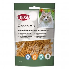 Trixie Ocean Mix, Chicken Breast & Catnip лакомство для кошек ОКЕАНИЧЕСКИЙ МИКС, КУРИНОЕ ФИЛЕ и КОШАЧЬЯ МЯТА (42769)