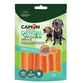Camon (Камон) Dental Snack Sweet Potato & Pumpkin ласощі палички для собак БАТАТ та ГАРБУЗ