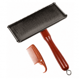 DoggyMan NSD Slicker Brush сликер пуходерка с расческой для собак