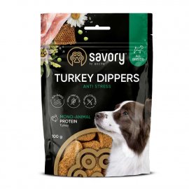 Savory Monoprotein Turkey Dippers Anti Stress монопротеиновое лакомство для собак антистресс ИНДЕЙКА