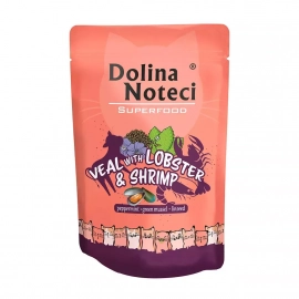 Dolina Noteci (Долина Нотечи) Superfood влажный корм для кошек ТЕЛЯТИНА, ЛОБСТЕР И КРЕВЕТКА