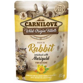 Carnilove Rich in Rabbit enriched with Marigold Kitten влажный корм для котят КРОЛИК и КАЛЕНДУЛА