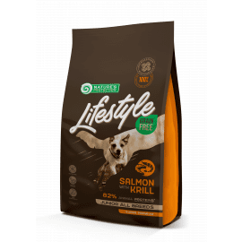 Natures Protection Lifestyle GRAIN FREE JUNIOR SALMON & KRILL корм для цуценят від 3 до 12 місяців