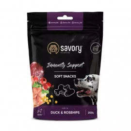 Savory (Сейвори) Immunity Support Duck & Rosehips лакомства для укрепления иммунитета у собак УТКА и ШИПОВНИК