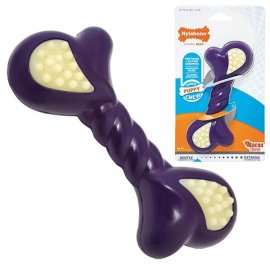 Nylabone Puppy Chew Double Action жевательная игрушка для щенков КОСТЬ, вкус БЕКОН