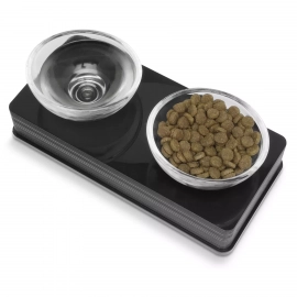 Hagen Catit Glass Dinner - Миски на підставці, набір для котів