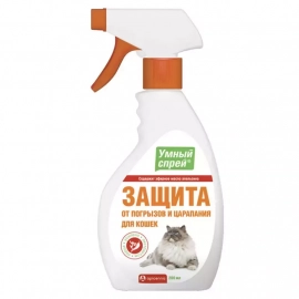 Apicenna (Апиценна) УМНЫЙ СПРЕЙ защита от погрызов и царапания для кошек