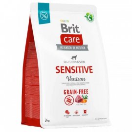 Brit Care Dog Grain Free Sensitive Venison беззерновий сухий корм для собак із чутливим травленням і шкірою ОЛЕНИНА