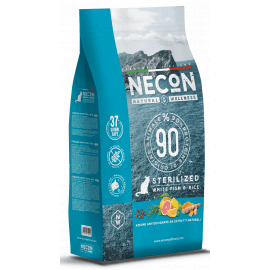 Necon Natural Wellness Sterilized White Fish & Rice сухий корм для стерилізованих котів БІЛА РИБА І РИС