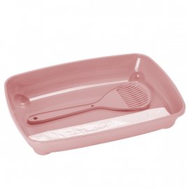 Moderna Kitten Starterkit туалет для котят, набор с пакетами и лопаткой, розовый