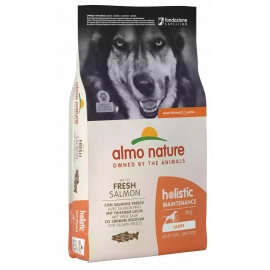 Almo Nature Holistic MAINTENANCE LARGE ADULT DOG WITH FRESH SALMON сухой корм для взрослых собак больших пород ЛОСОСЬ