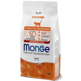 Monge Cat Monoprotein Kitten Duck сухой монопротеиновый корм для котят УТКА Monge Cat Monoprotein Kitten Duck сухой монопротеиновый корм для котят УТКА