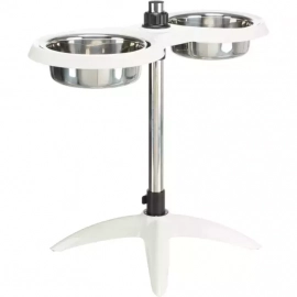 Trixie Dog Bar миски з нержавіючої сталі на штативі для собак
