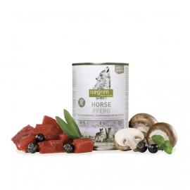 Isegrim (Изегрим) Horse with Chokeberries, Champignons & Wild Herbs Консервы для собак с кониной, черноплодной рябиной, грибами и дикими травами