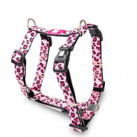 Max & Molly Urban Pets H-Harness шлейка для собак Leopard Pink