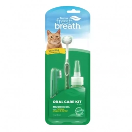 Tropiclean FRESH BREATH набор для ухода за полостью рта для кошек