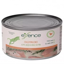 Essence (Ессенс) Вологий корм для дорослих котів з куркою