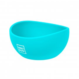 Collar WAUDOG Silicone силіконова миска для котів та собак, БЛАКИТНИЙ