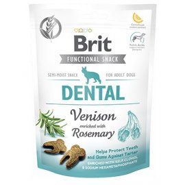 Brit Care Dog Snack Dental Venison & Rosemary лакомства для поддержания здоровья зубов у собак ОЛЕНИНА и РОЗМАРИН