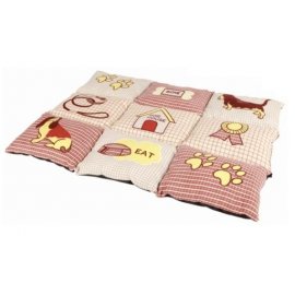 Trixie (Трикси) Patchwork Blanket Лоскутное одеяло для собак красный/бежевый