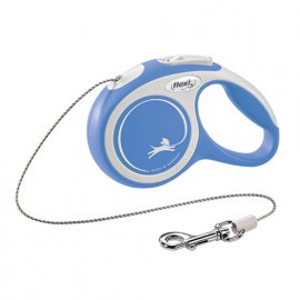 Flexi (Флекси) NEW COMFORT CORD (НЬЮ КОМФОРТ ТРОС) поводок-рулетка для собак, синий