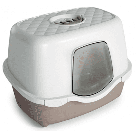 Stefanplast (Стефанпласт) Tres Chic Indoor закритий туалет з фільтром для кішок, білий/бежевий