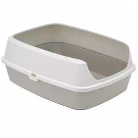 Moderna MARYLOO туалет открытый с бортиком для котов, теплый серый