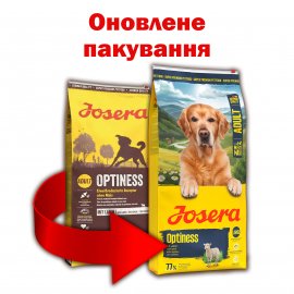 Josera Optiness Medium & Maxi сухий корм для собак середніх і крупних порід зі зниженим вмістом білка ЯГНЯ