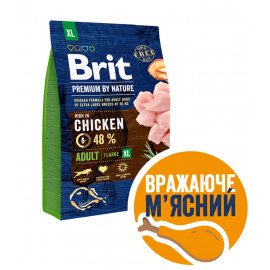Brit Premium Dog Adult Extra Large XL Chicken сухий корм для собак гігантських порід КУРКА Brit Premium Dog Adult Extra Large XL Chicken сухий корм для собак гігантських порід КУРКА
