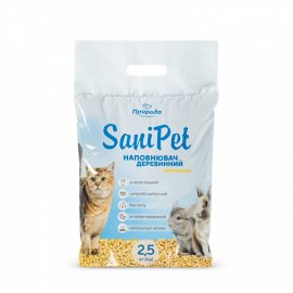 Природа SANIPET (САНИПЕТ ДРЕВЕСНЫЙ) наполнитель для туалета для кошек и грызунов